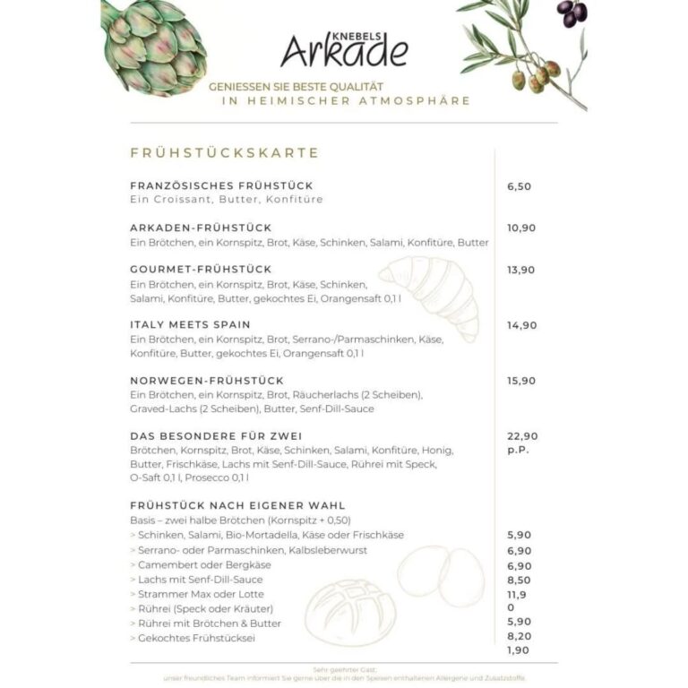 Ab sofort könnt Ihr bei uns Speisen und Getränke in bester Qualität genießen. Wir freuen uns auf euch!

#knebelsarkade #restaurant #gastronomie #gastro #cafeteria #feinkostgeschäft
